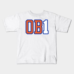 Obi Toppin - 'OB1' - New York Knicks (WHITE) Kids T-Shirt